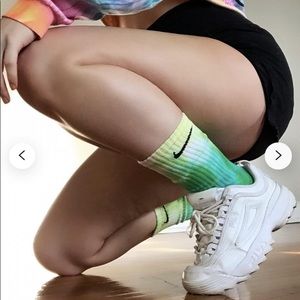 Nike crew tiedye socks